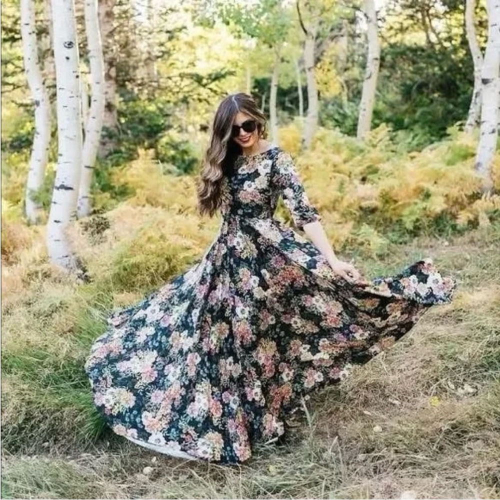 NWT Anthropologie Yumi Kim Woodstock Maxi Dress - Wisteria